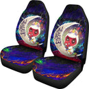 Unicorn Deadpool And Spiderman Avenger Love You To The Moon Galaxy Car Seat Covers