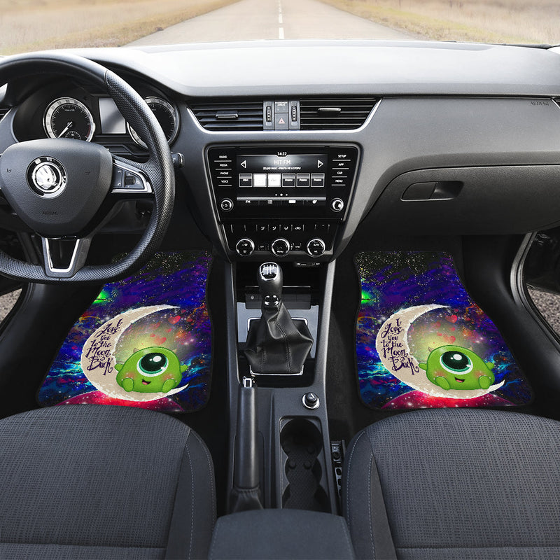 Cute Mike Monster Inc Love You To The Moon Galaxy Car Mats Nearkii