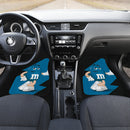 M&M's Candy Ice Cream Cones Chocolate Blue Car Floor Mats Funny Gift Idea Nearkii