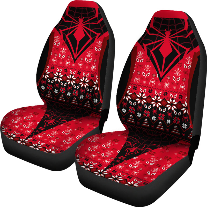 Spider Man Luxury Christmas Premium Custom Car Seat Covers Decor Protectors Nearkii