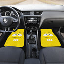 M&M Yellow Chocolate Front And Back Car Floor Mats Nearkii