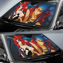 Tengen Toppa Kamina And Yoko Driving Car Auto Sunshades Nearkii