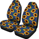 Best New Sunflower Pattern Premium Custom Car Seat Covers Decor Protector Nearkii