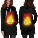 Calcifer Hoodie Dress