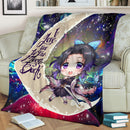 Shinobu demon slayer Love You To The Moon Galaxy Premium Blanket Nearkii