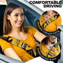 Yellow White Jeep Car Seat Belt Cover Custom Car Accessories Nearkii