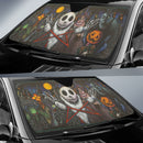 Nightmare Before Christmas Team Noel Car Auto Sunshades Nearkii