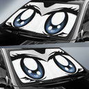 Cute Cartoon Eyes White Auto Sun Shades Nearkii