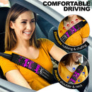 Halloween American Flag Pink Jeep Girl Car Seat Belt Cover Custom Car Accessories Nearkii