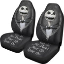 Jack Skellington Nightmare Before Christmas Horror Get In Sit Down Shut Up And Hold On Car Zipper Car Seat Covers Nearkii