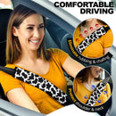 Cow Skin Premium Custom Car Seat Belt Covers Nearkii