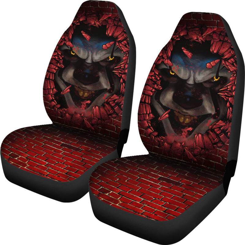 Pennywise Horror Break Wall Car Seat Covers Nearkii