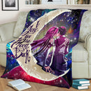 SAO Sword Art Online Asuna Kirito Love You To The Moon Galaxy Premium Blanket Nearkii