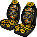 Best They Call Me Nana Because Partner In Crime Cute Sunflower Seat Covers Car Decor Car Protector Nearkii