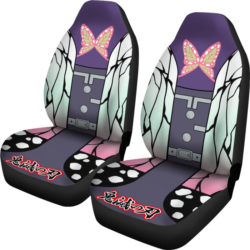 Demon Slayer Anime Shinobu Premium Custom Car Seat Covers Decor Protectors Nearkii