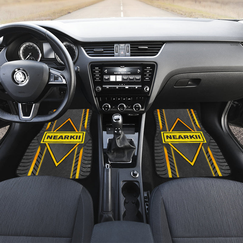 Custom Name Premium Custom Personalized Front And Back Car Mats (Set Of 4) Nearkii
