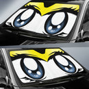 Cute Cartoon Eyes Yellow Auto Sun Shades Nearkii