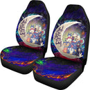 Ghibli Character Love You To The Moon Galaxy Car Seat Covers
