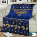 Eagle Sign Art Ugly Christmas Custom Blanket Home Decor Nearkii