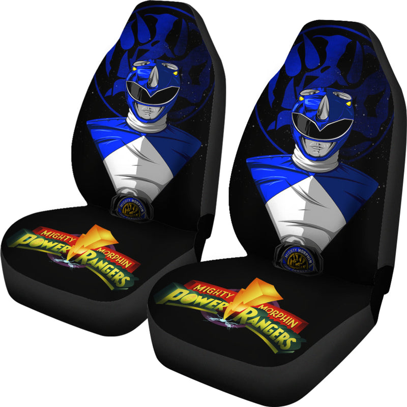 Blue New Mighty Morphin Power Rangers Premium Custom Car Seat Covers Decor Protectors Nearkii