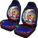 Mario Couple Love You To The Moon Galaxy Car Seat Covers