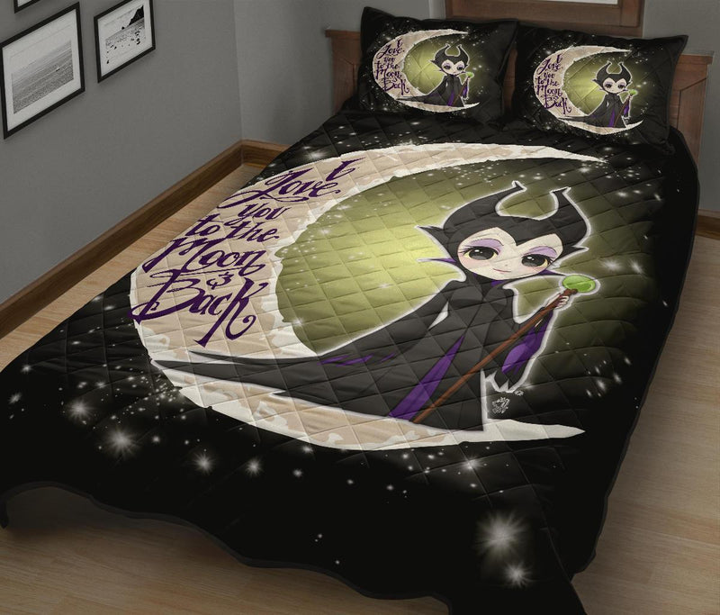 Maleficent To The Moon Quilt Bed Sets Nearkii