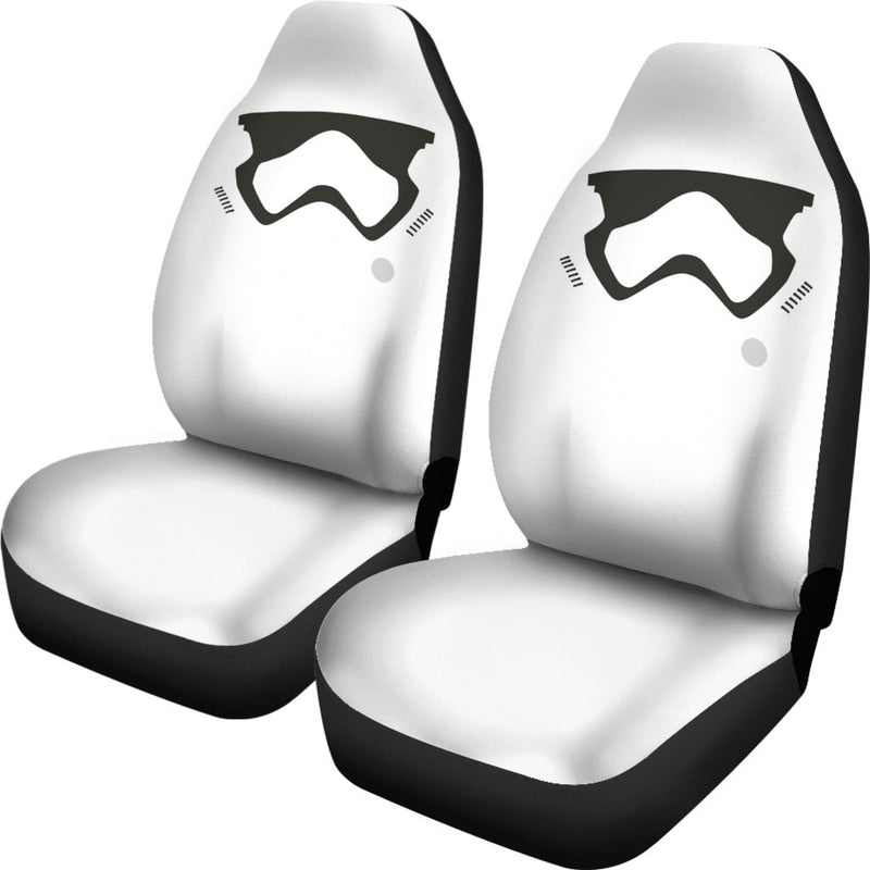 Stormstrooper Face Premium Custom Car Seat Covers Decor Protectors Nearkii