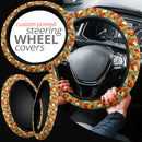 Book Yellow Background Premium Car Steering Wheel Cover Nearkii