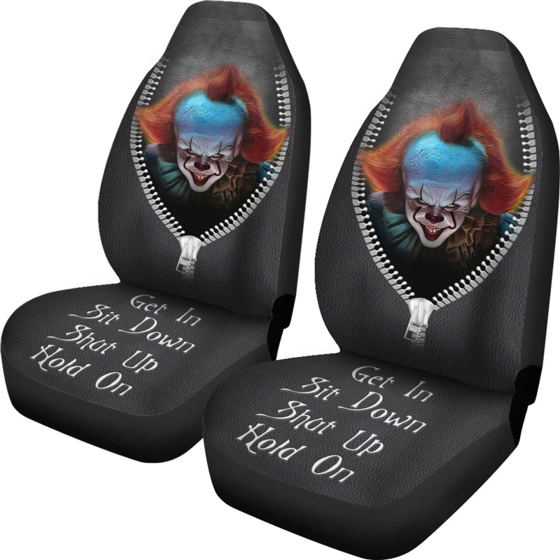 Pennywise It Horror Get In Sit Down Shut Up And Hold On Car Zipper Car Seat Covers Nearkii