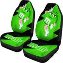 M&M's Candy Ice Cream Cones Chocolate Green Car Seat Covers Custom Car Accessories Nearkii