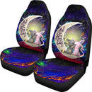 Pokemon Couple Espeon Umbreon Love You To The Moon Galaxy Car Seat Covers