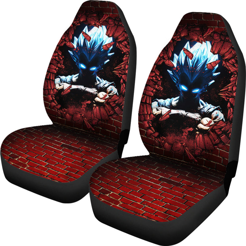 Vegeta Break Wall Car Seat Covers Nearkii