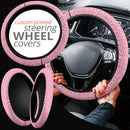 Pink Donut Premium Car Steering Wheel Cover Nearkii