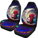 Chibi Deadpool Unicorn Toy Love You To The Moon Galaxy Car Seat Covers Nearkii