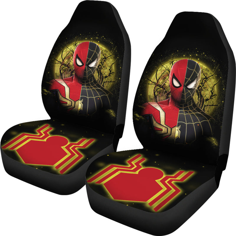 Spider Man Black Suit No Way Home Moonlight Premium Custom Car Seat Covers Decor Protectors Nearkii