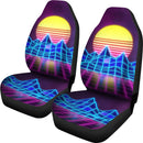 Best Cool Abstract Sun Digital Art Premium Custom Car Seat Covers Decor Protector Nearkii