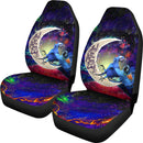 Rio Blu and Jewel Love You To The Moon Galaxy Premium Custom Car Seat Covers Decor Protectors Nearkii
