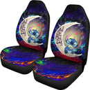 Stitch Hold Baby Yoda Love You To The Moon Galaxy Car Seat Covers Nearkii