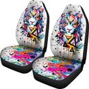 Best Tiger Watercolor Painting Premium Custom Car Seat Covers Decor Protector Nearkii