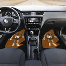 M&M's Candy Ice Cream Cones Chocolate Brown Art Car Floor Mats Funny Gift Idea Nearkii