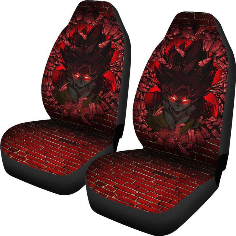 Goku Break Wall Car Seat Covers Nearkii