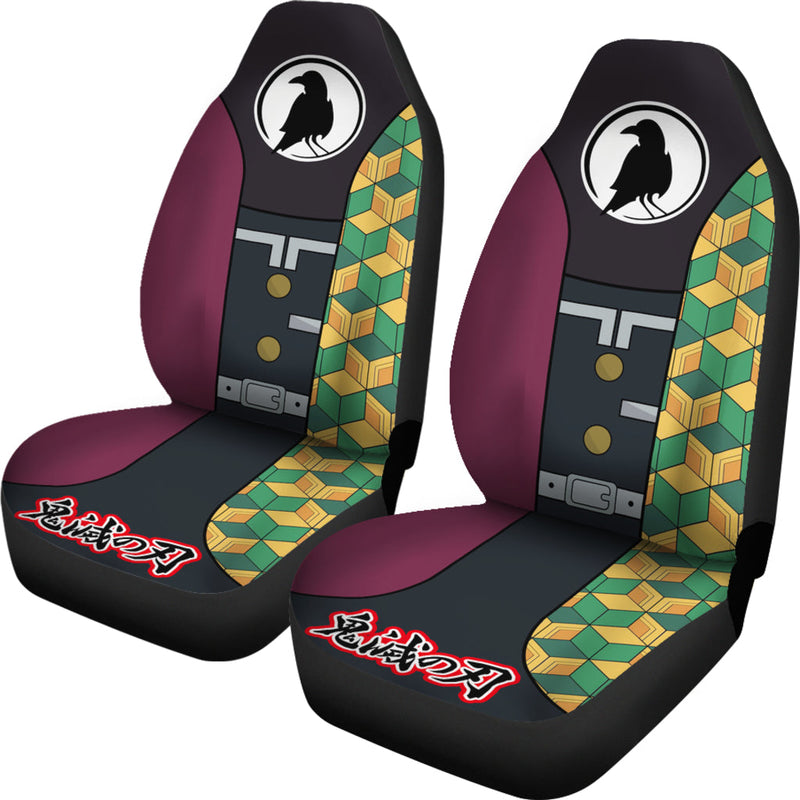 Demon Slayer Anime Giyuu Yomioka Premium Custom Car Seat Covers Decor Protectors Nearkii