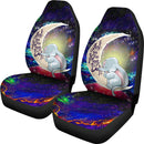 Dumbo Elephant Love You To The Moon Galaxy Car Seat Covers