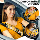 Psyduck car seat belt covers Anime Pokemon Custom Car Accessories Nearkii