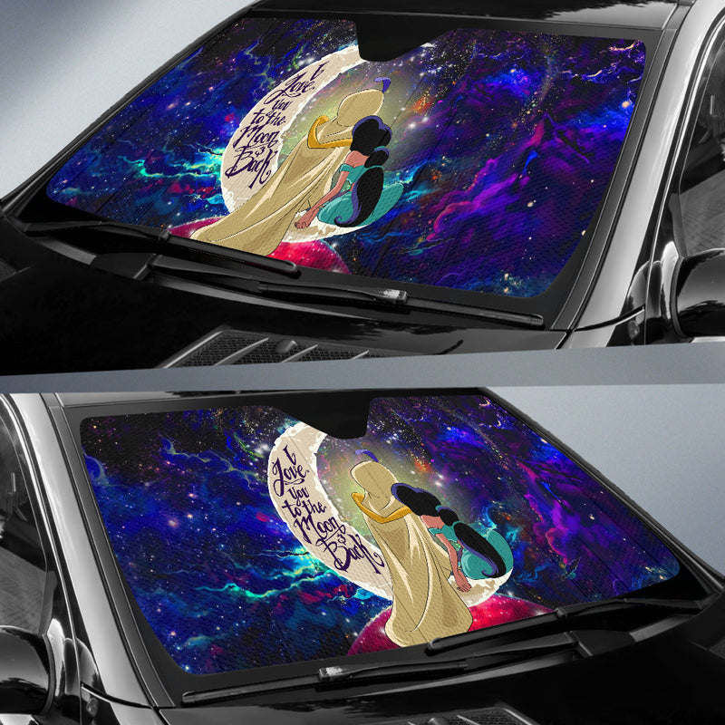 Aladin Couple Love You To The Moon Galaxy Car Auto Sunshades Nearkii