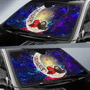 Among Us Couple Love You To The Moon Galaxy Car Auto Sunshades Nearkii