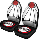 Best Hanafuda Rising Sun Tanjiro Premium Custom Car Seat Covers Decor Protector Nearkii