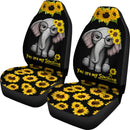 Best You Are My Sunshine Elephants Sunflowers Premium Custom Car Seat Covers Decor Protector Nearkii