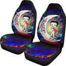 Betty Boop Love You To The Moon Galaxy Car Seat Covers Nearkii