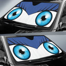 Blue Cute Eyes Cartoon Auto Sun Shades Nearkii